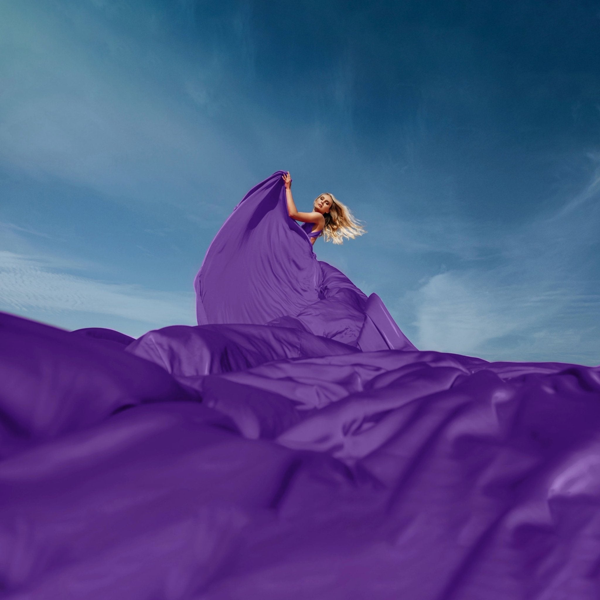 Long Flying Dress - Made-to-Measure Dress for Photoshoot | Lansy Royal Purple / Length 138 inch (3.5 M) Long Flying Dress - Made-to-Measure Dress for Photoshoot | Lansy Royal Purple / Length 138 inch (3.5 M)